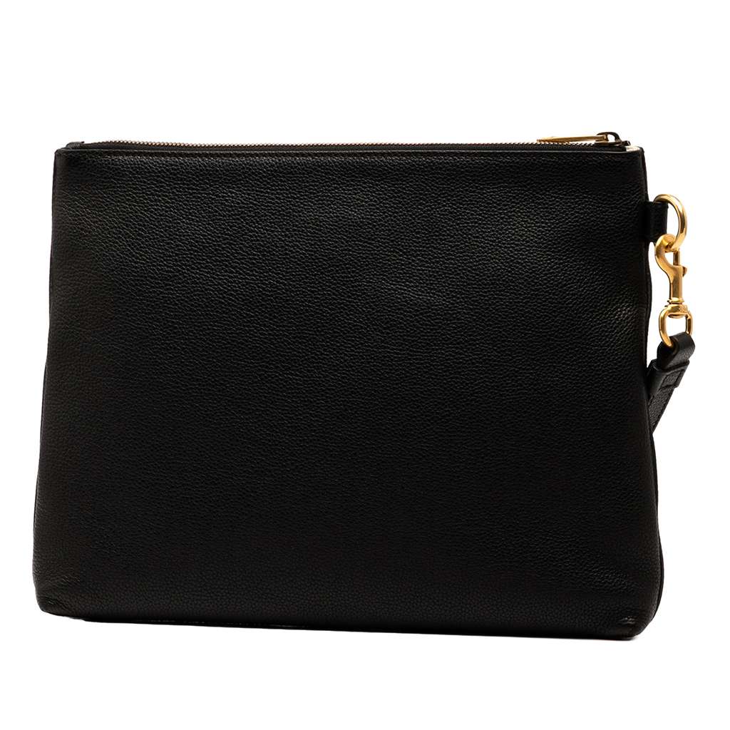 Gucci Leather Logo Clutch - 2