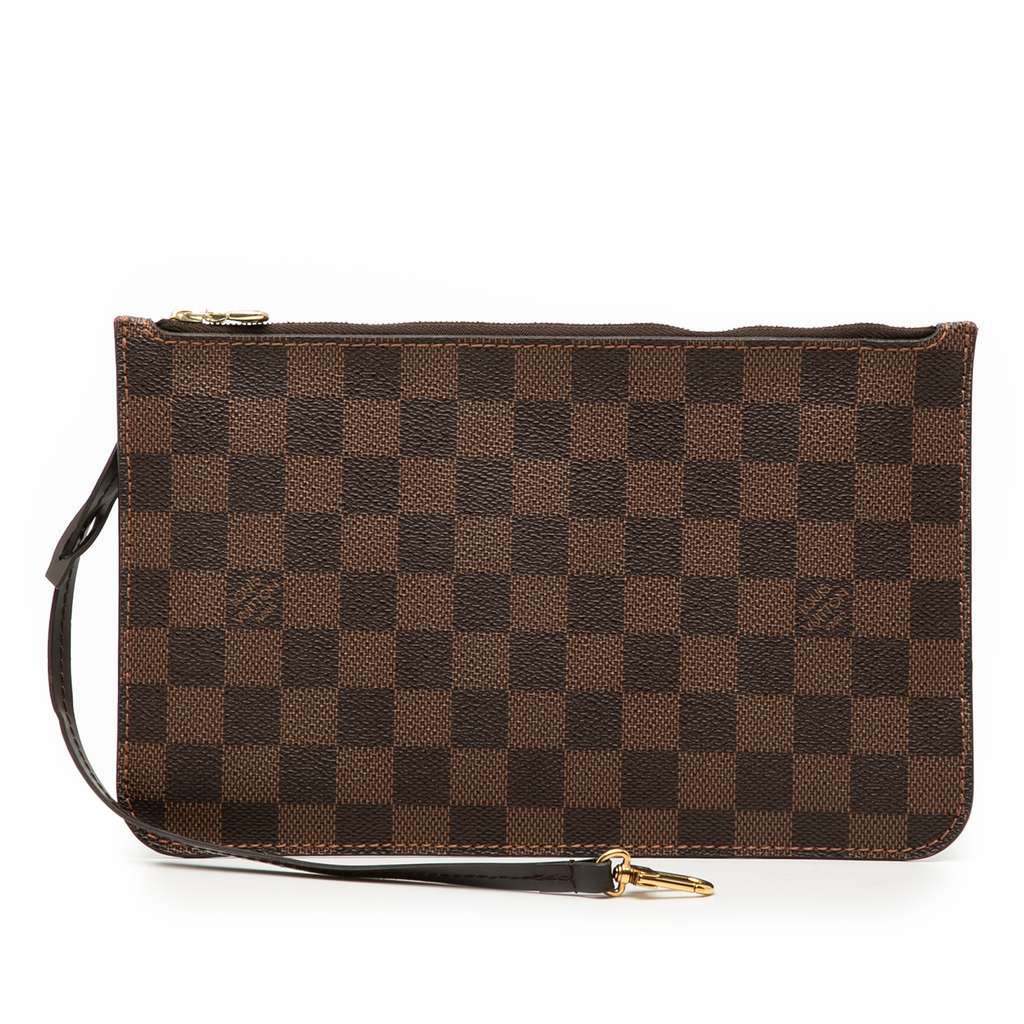 Louis Vuitton Damier Ebene Neverfull MM Pouch