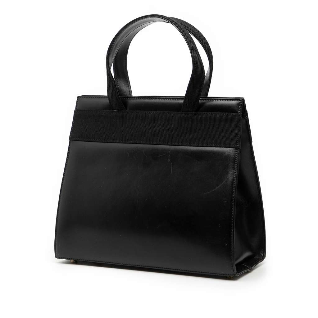 Salvatore Ferragamo Leather Vara Bow Satchel - 2