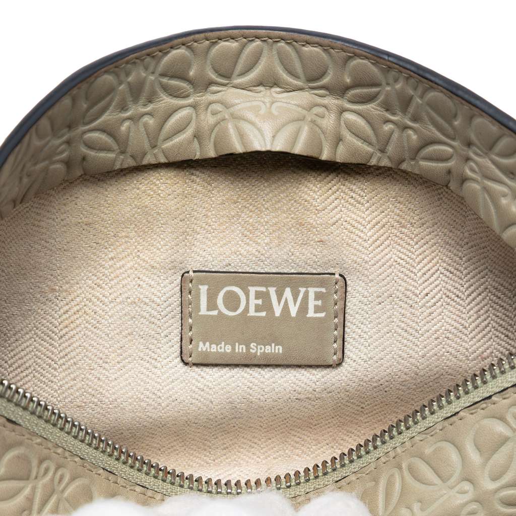 Loewe Embossed Calfskin Anagram Repeat T Clutch - 5