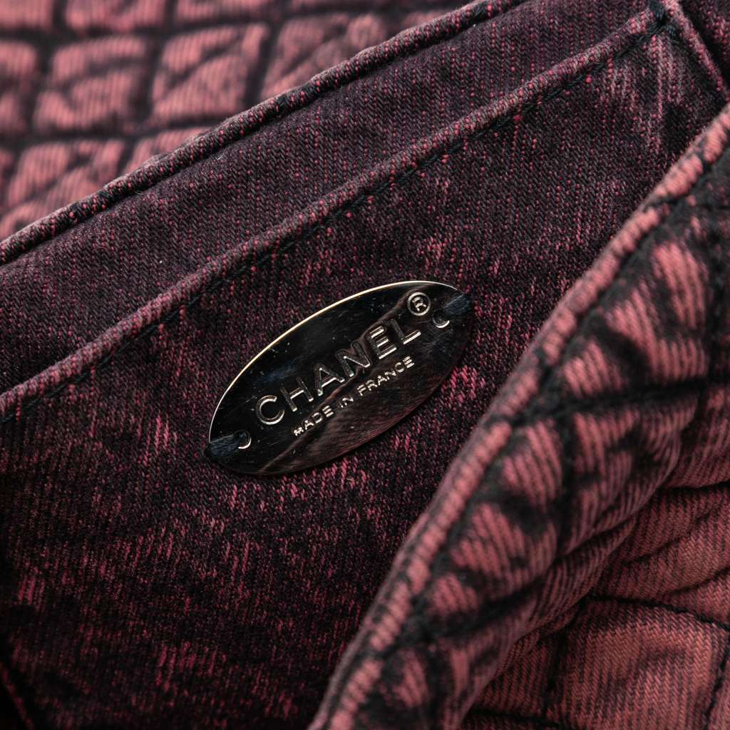 Chanel Small Square CC Quilted Denimpression Single Flap - 5