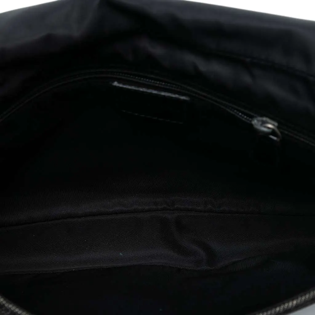 Dior Denim Malice Flap Shoulder Bag Grey Denim Very good - Model View