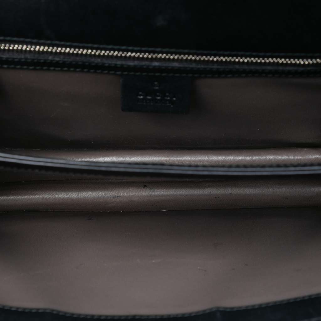 Gucci Medium Polished Calfskin Dollar Interlocking G Crossbody - 4