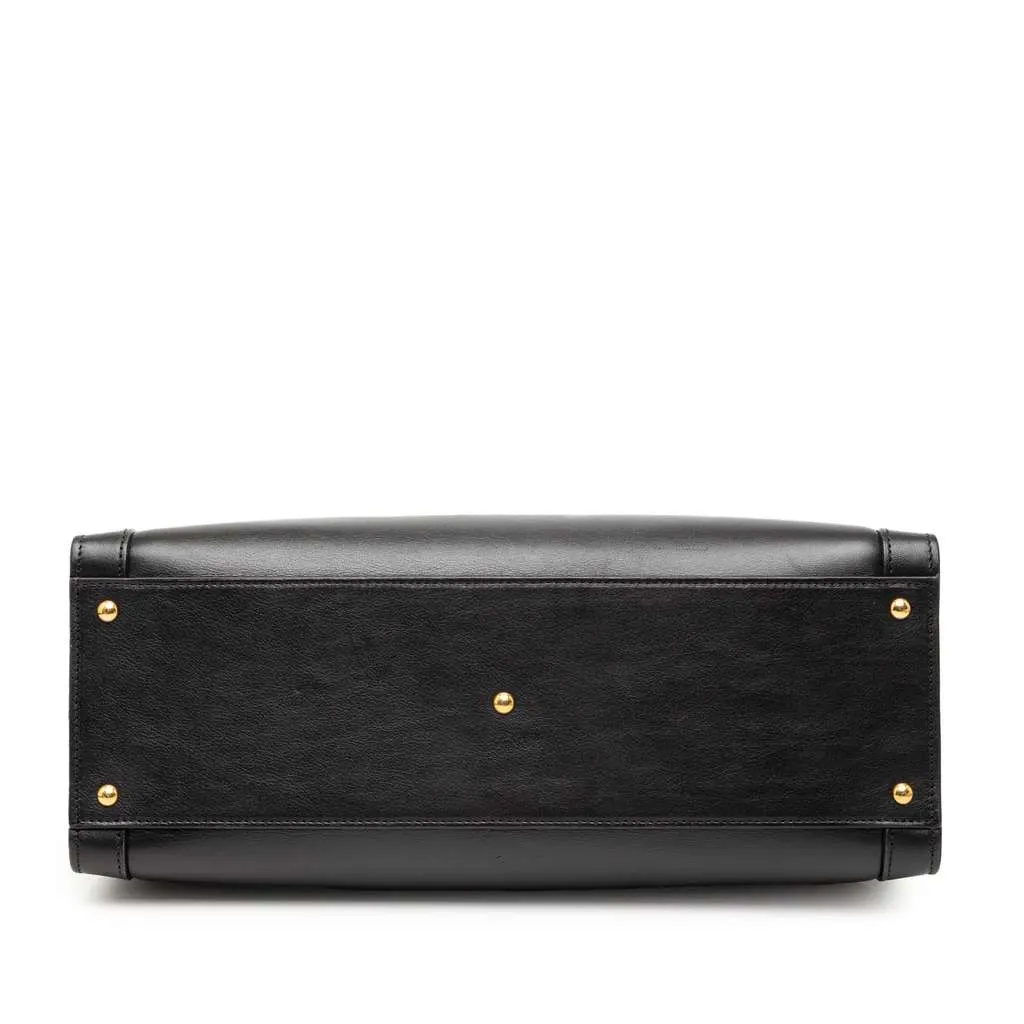 Gucci Medium Bamboo Calfskin Diana Tote Black Leather Very good - Inside View