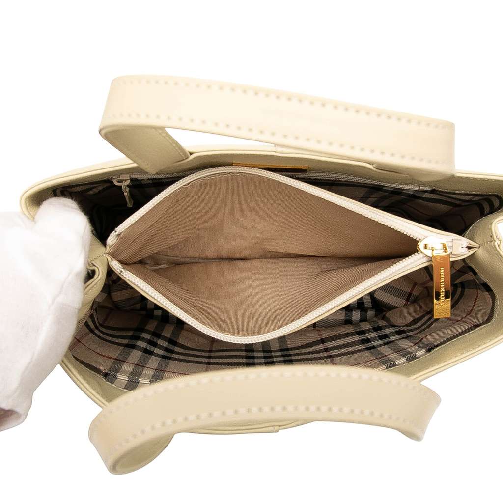 Burberry Leather Handbag - 4