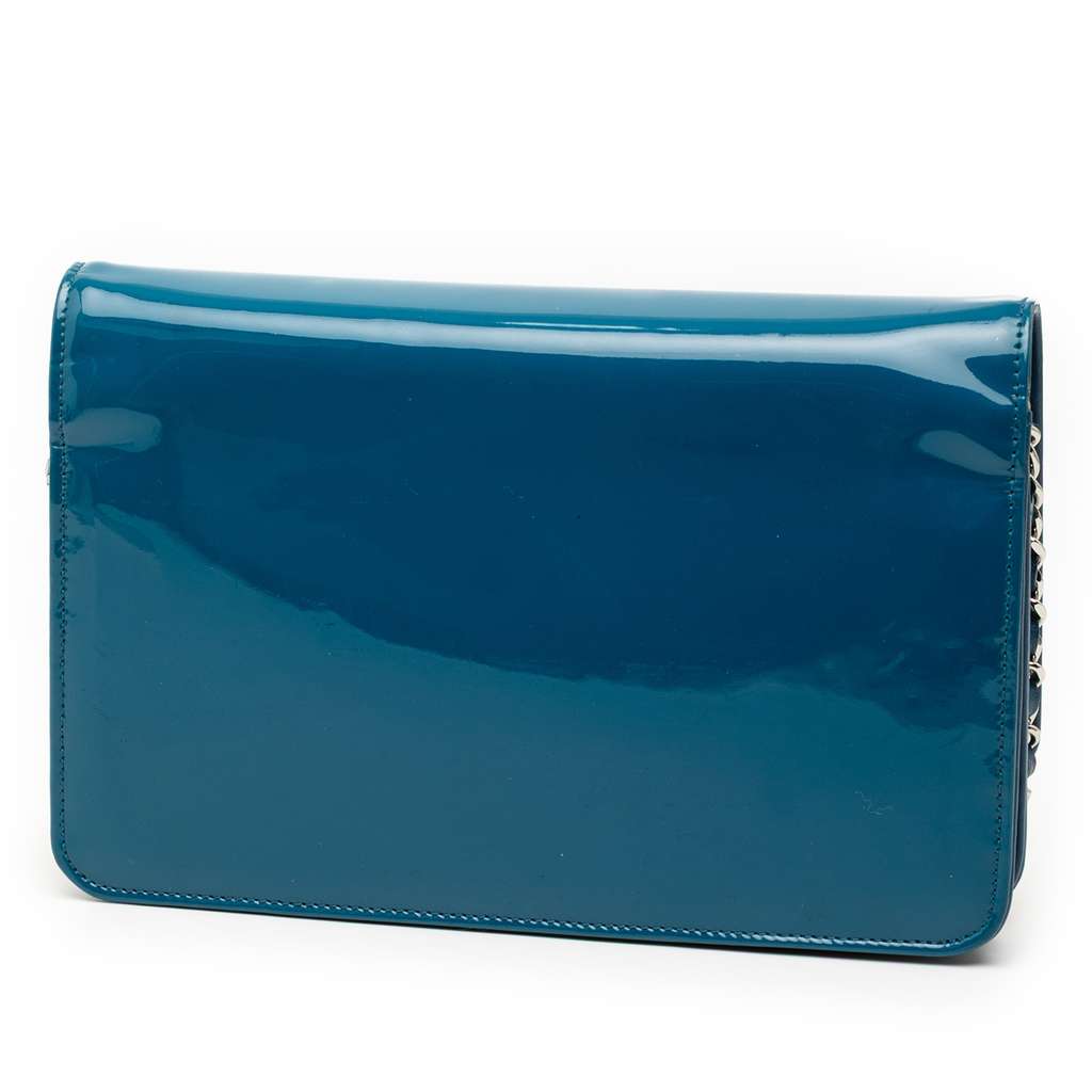 Chanel CC Patent Wallet On Chain - 2