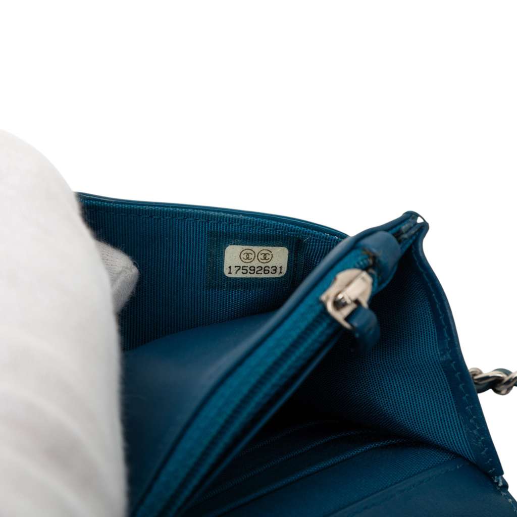 Chanel CC Patent Wallet On Chain - 5