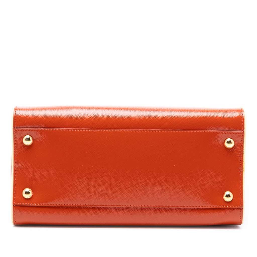 Prada Saffiano Vernice Open Convertible Tote - 3