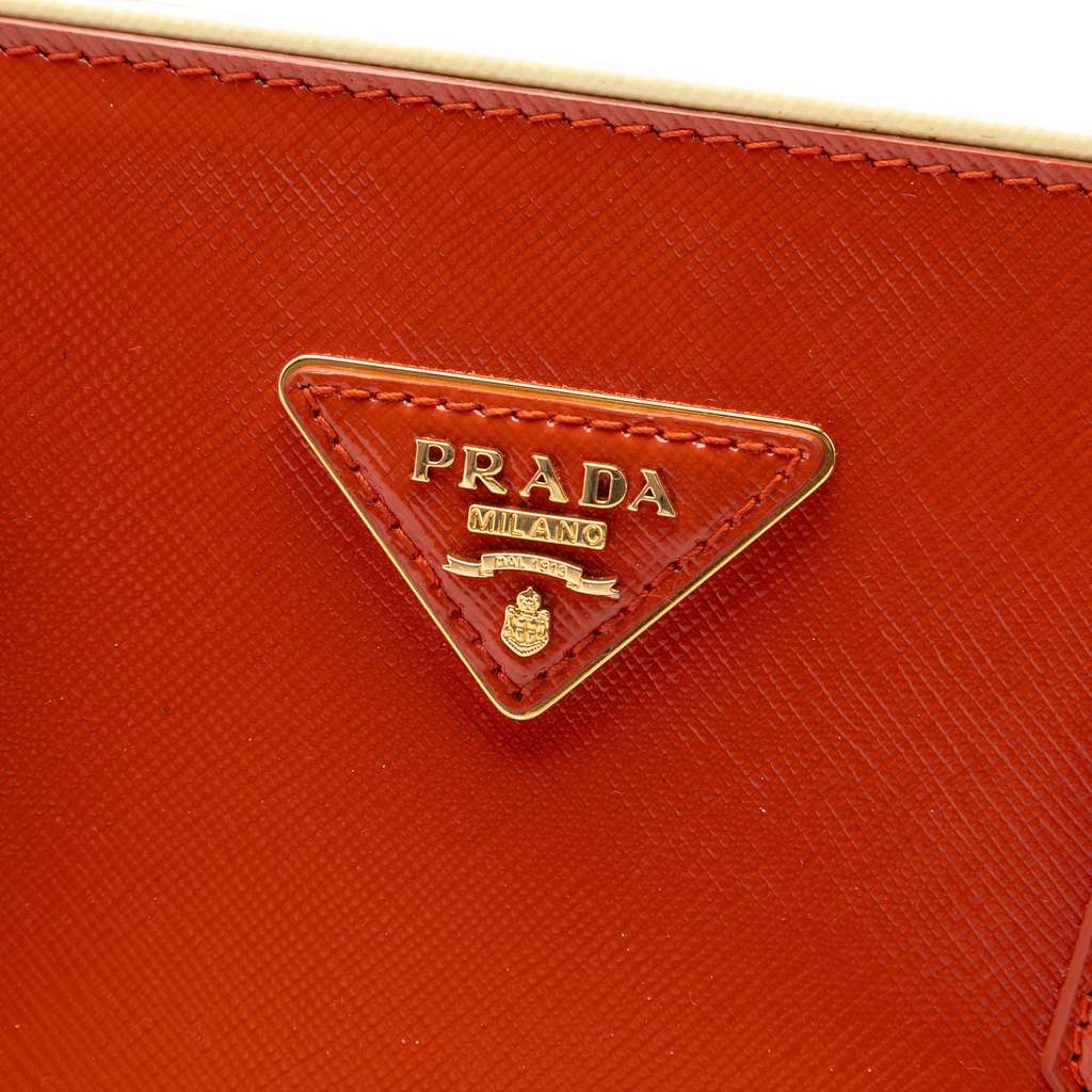 Prada Saffiano Vernice Open Convertible Tote - 5