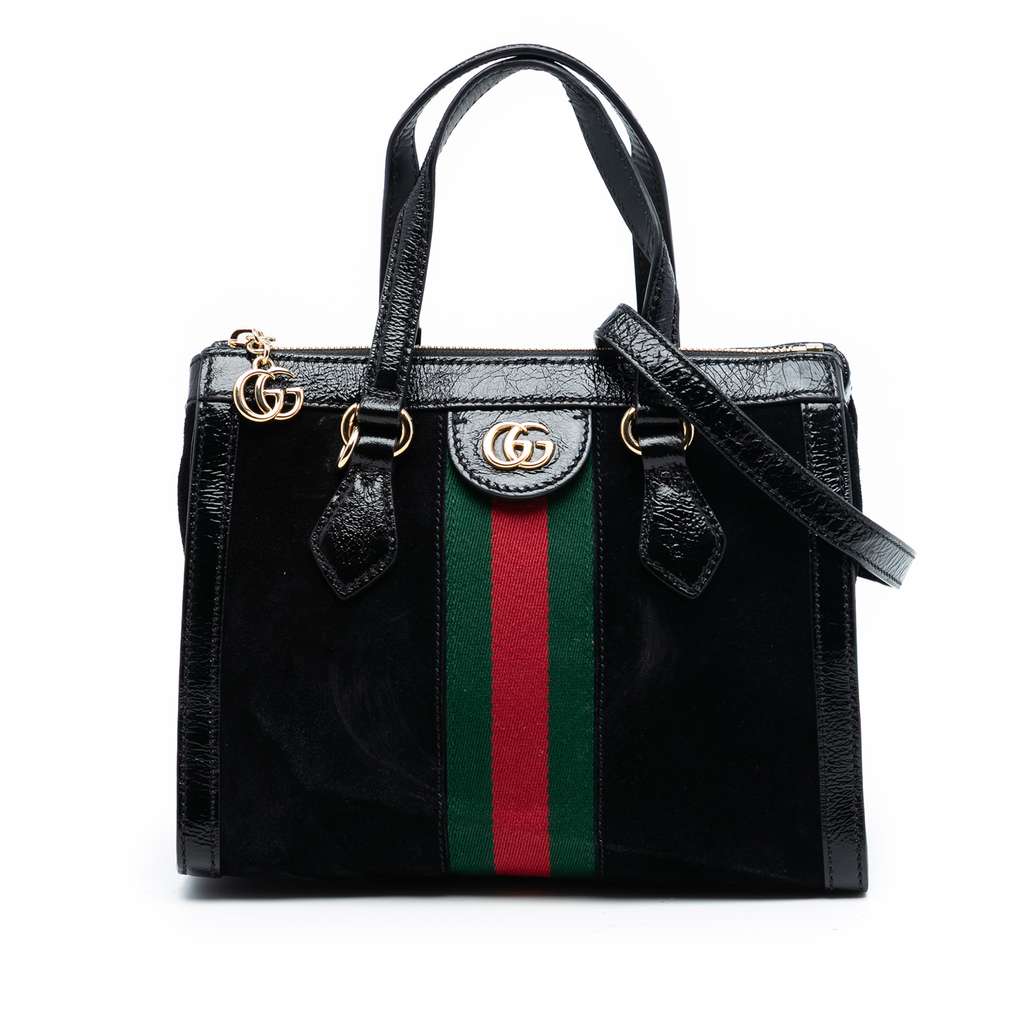 Gucci Small Suede Ophidia Satchel