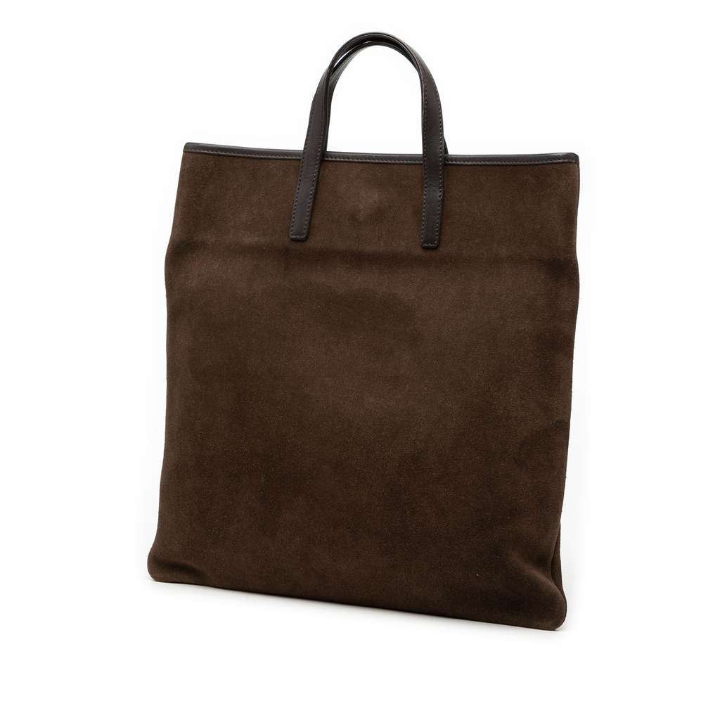 Loewe Suede Anagram Tote - 2