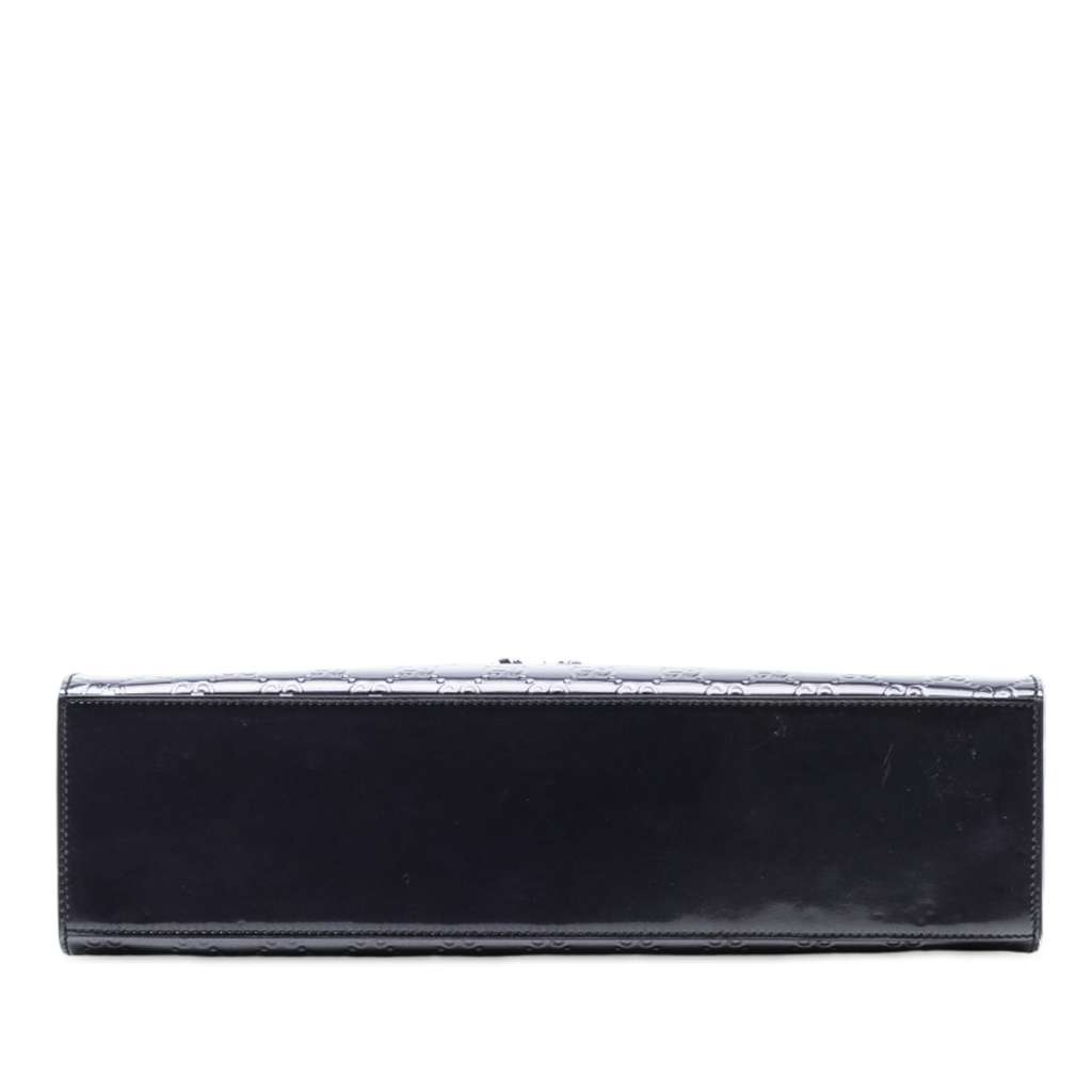 Gucci Large Guccissima Patent Emily Shoulder Bag - 3