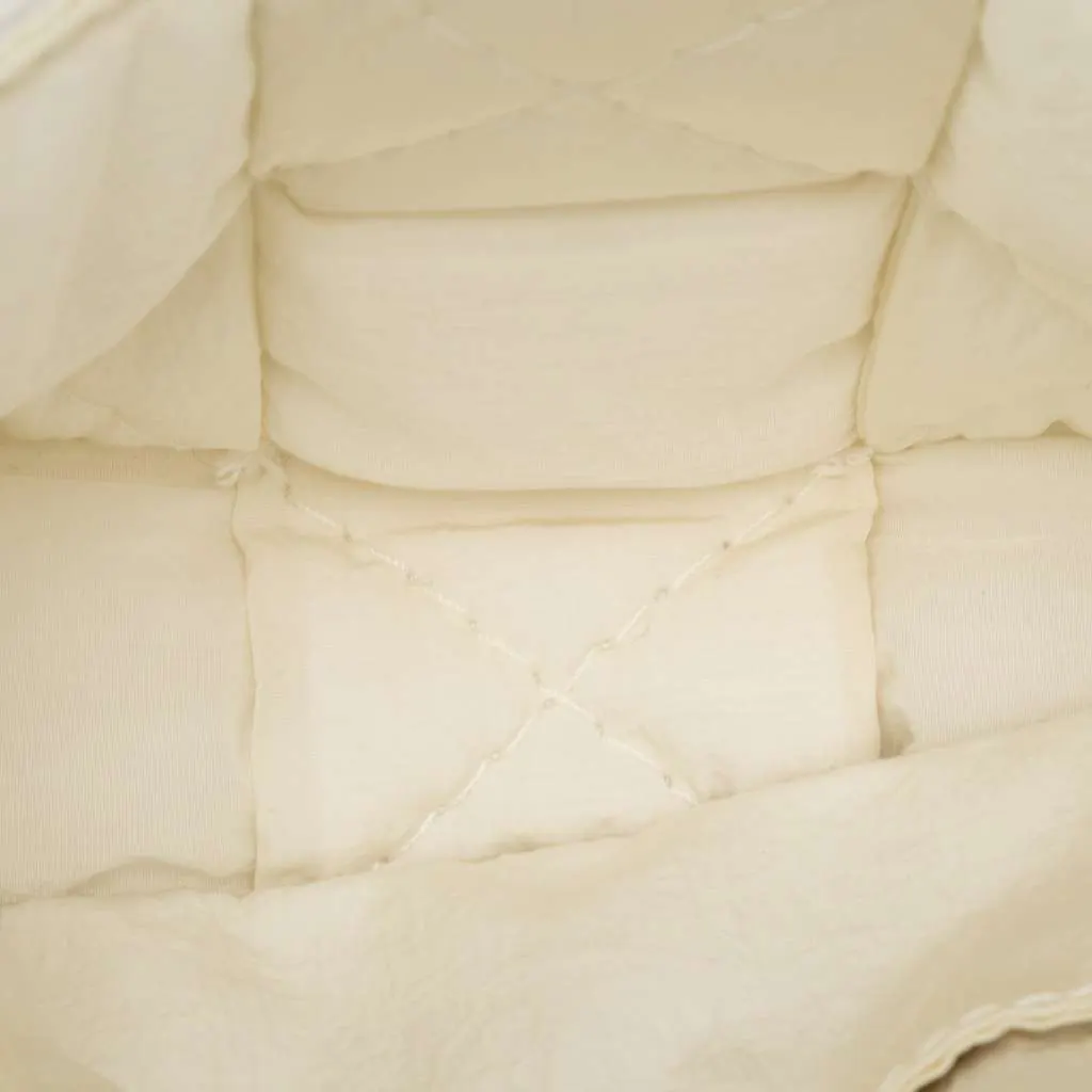 Bottega Veneta Candy Nylon Intrecciato Padded Tech Cassette Crossbody White Very good - Model View