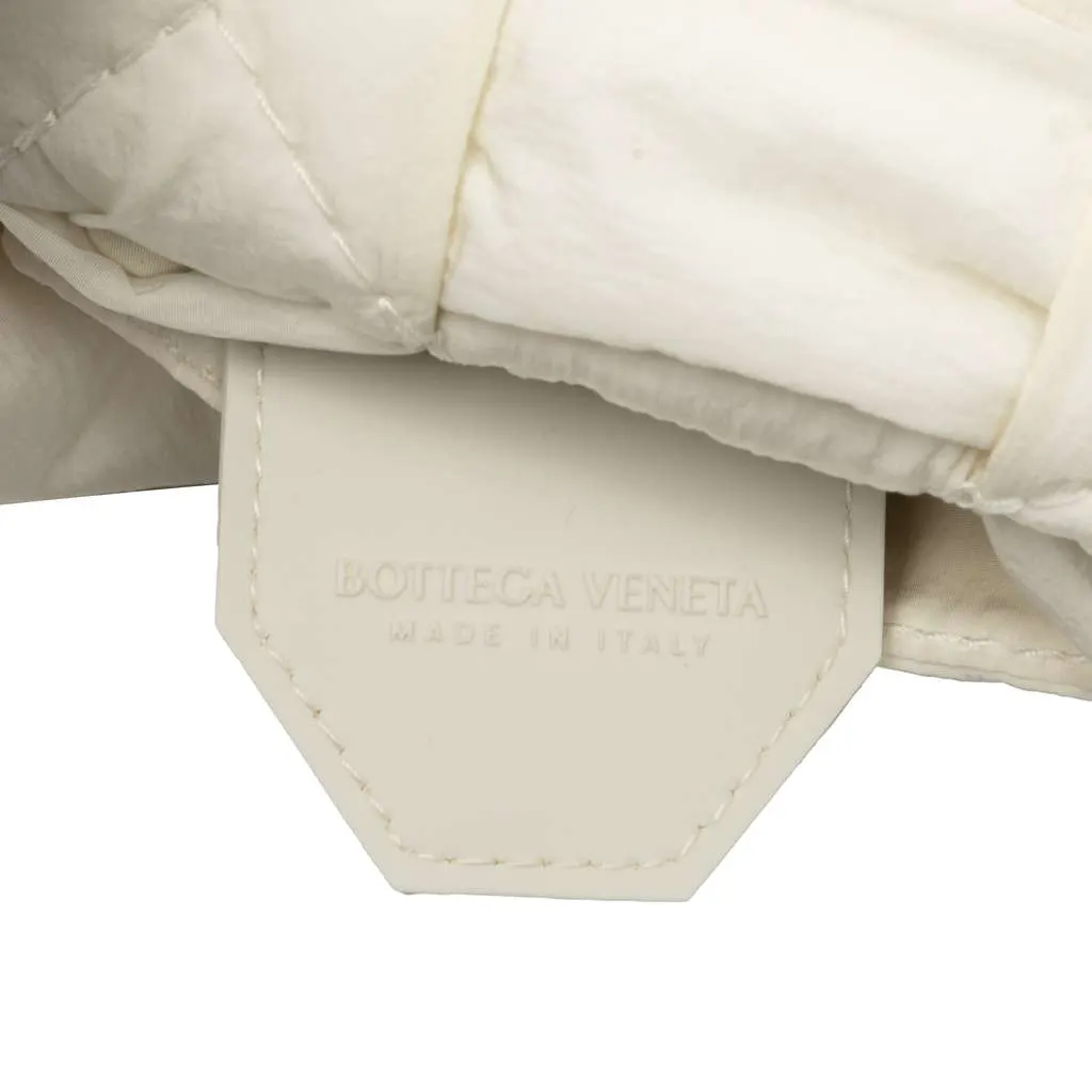 Bottega Veneta Candy Nylon Intrecciato Padded Tech Cassette Crossbody White Very good - Box View
