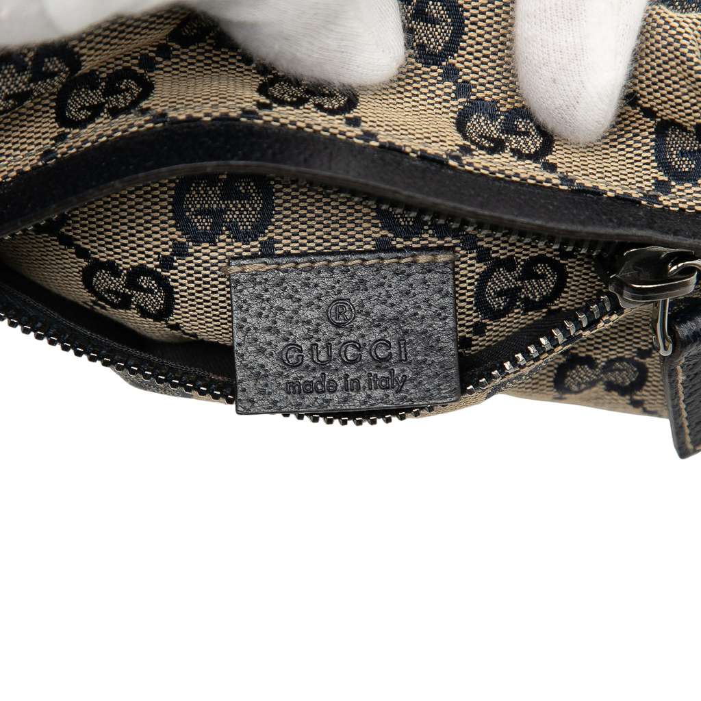 Gucci GG Canvas Web Double Pocket Belt Bag - 5