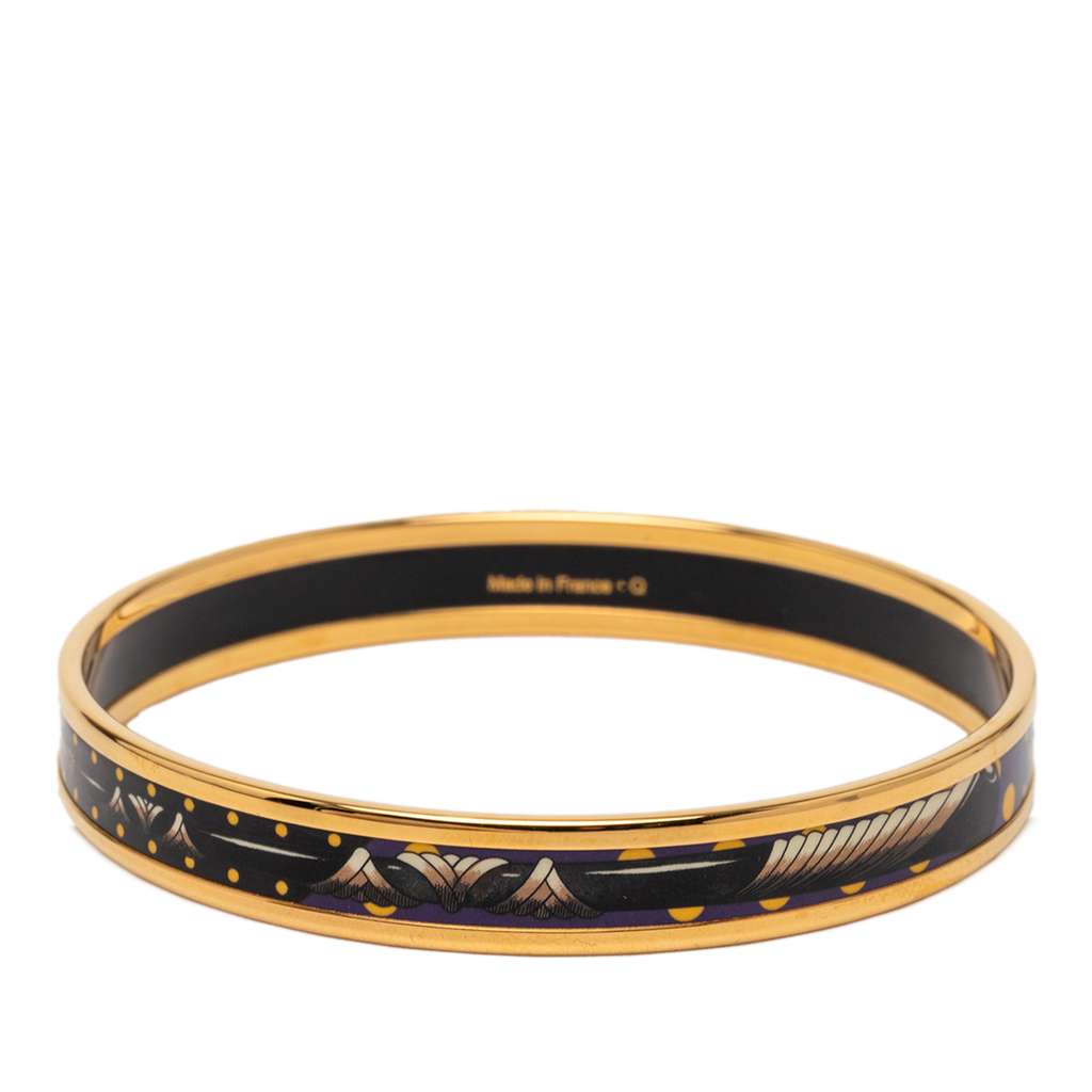 Hermès Narrow Enamel Clic Clac A Pois Bangle 62 - 3