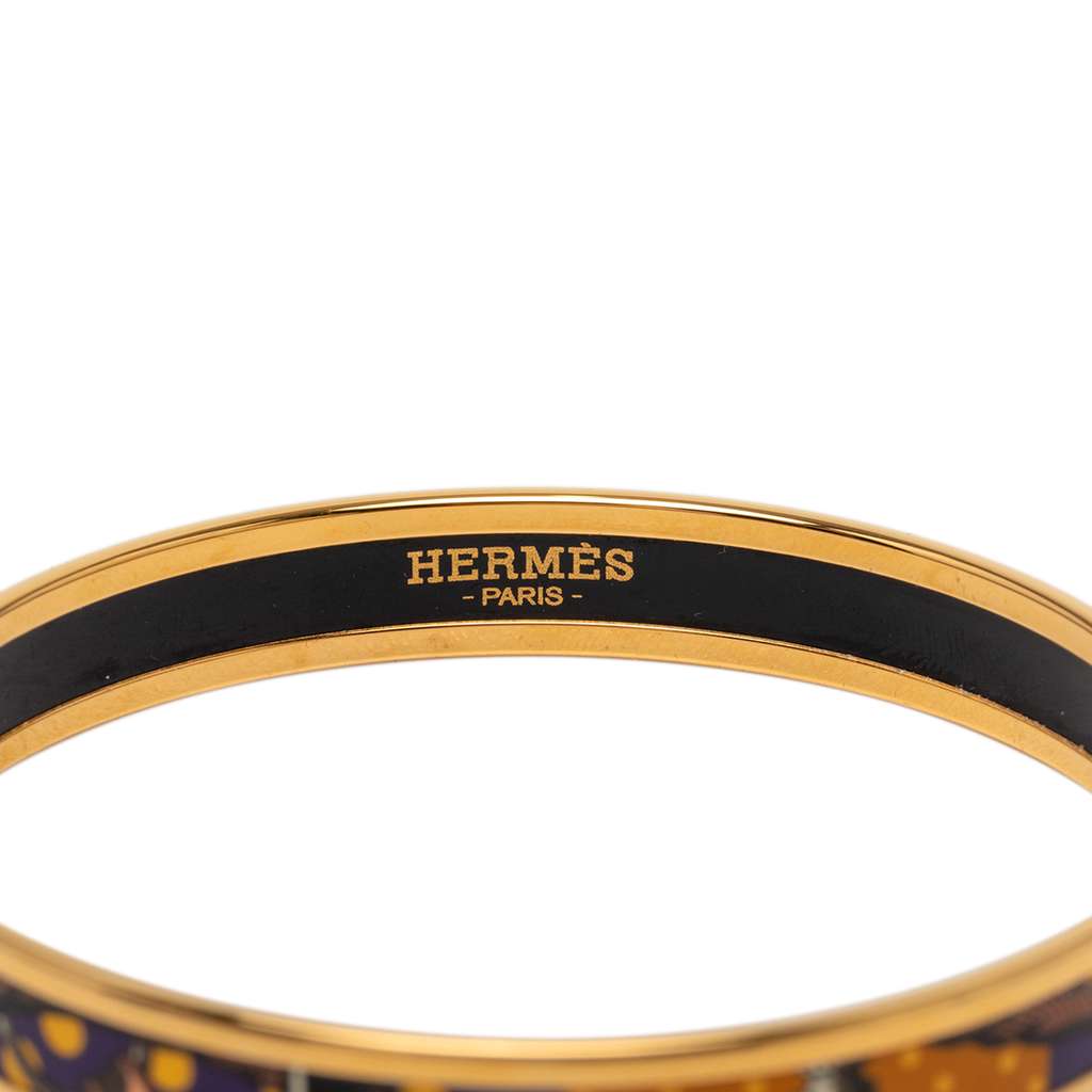 Hermès Narrow Enamel Clic Clac A Pois Bangle 62 - 4