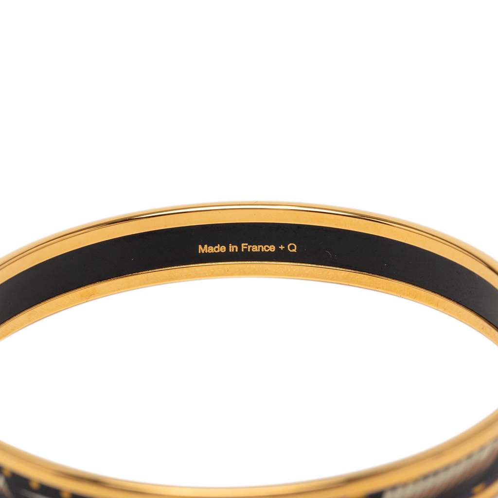 Hermès Narrow Enamel Clic Clac A Pois Bangle 62 - 5