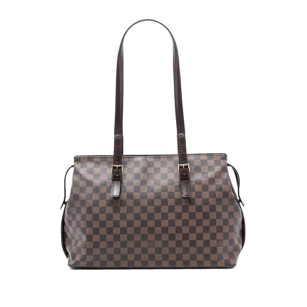 Louis Vuitton Damier Ebene Chelsea Brown Very good - Front View