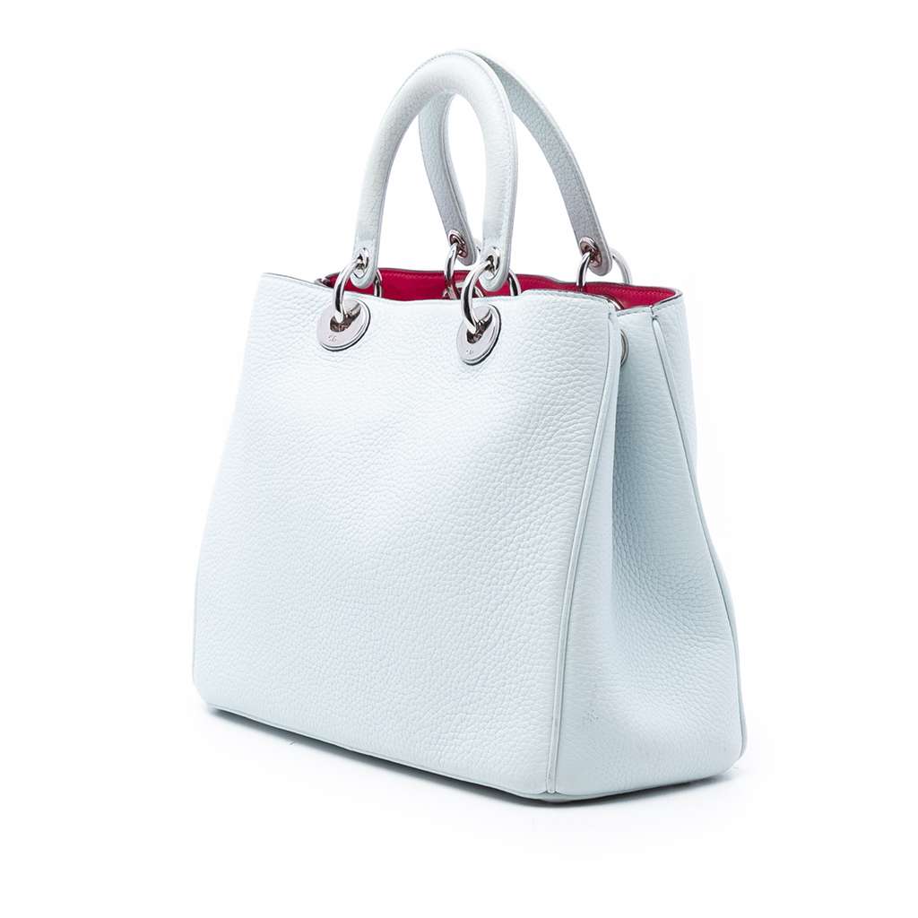 Dior Medium Leather Diorissimo Satchel - 2