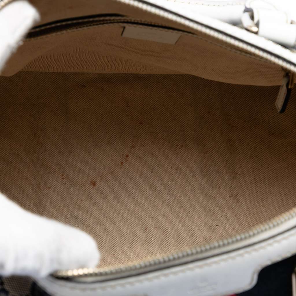 Gucci Medium GG Canvas Web Joy Boston Bag - 4