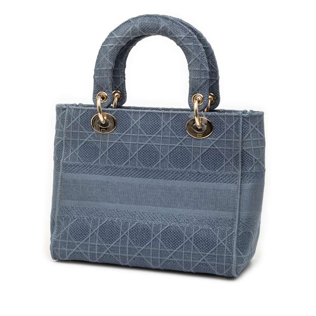 Dior Medium Canvas Cannage Lady D Lite - 2