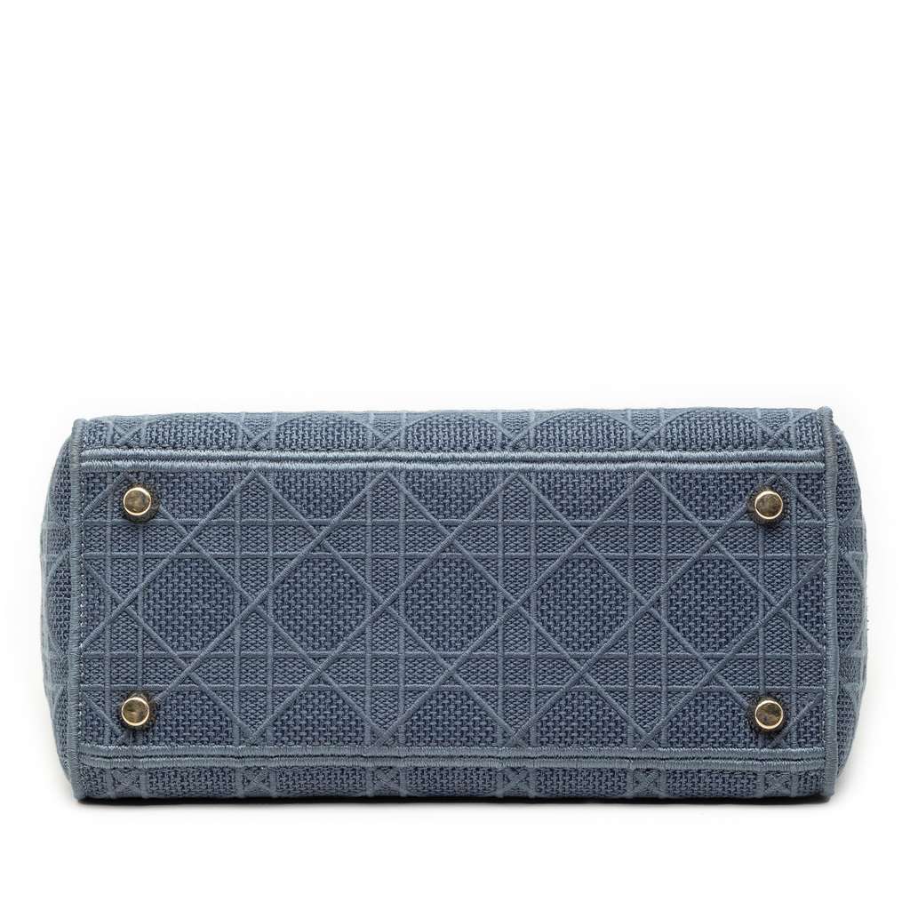 Dior Medium Canvas Cannage Lady D Lite - 3