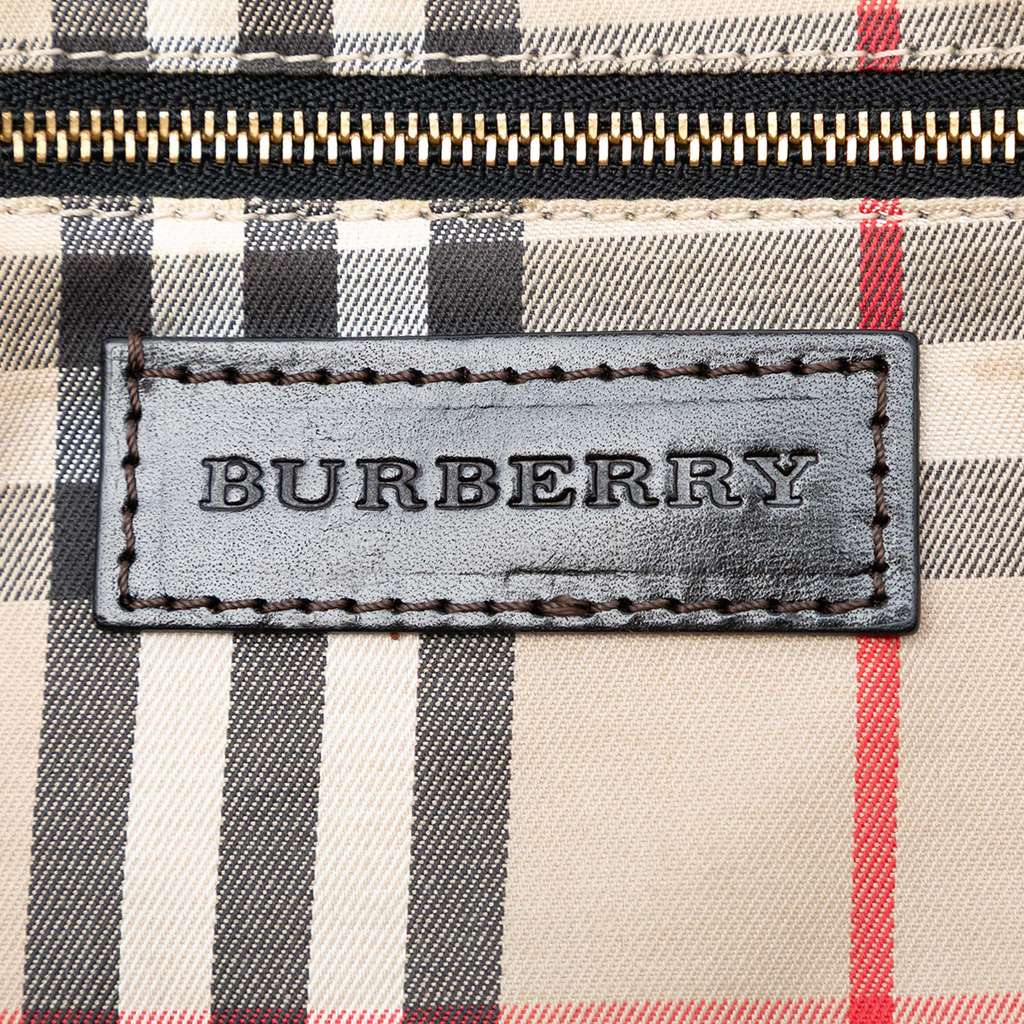 Burberry Small Grained Calfskin Orchard Bowling Bag - 5