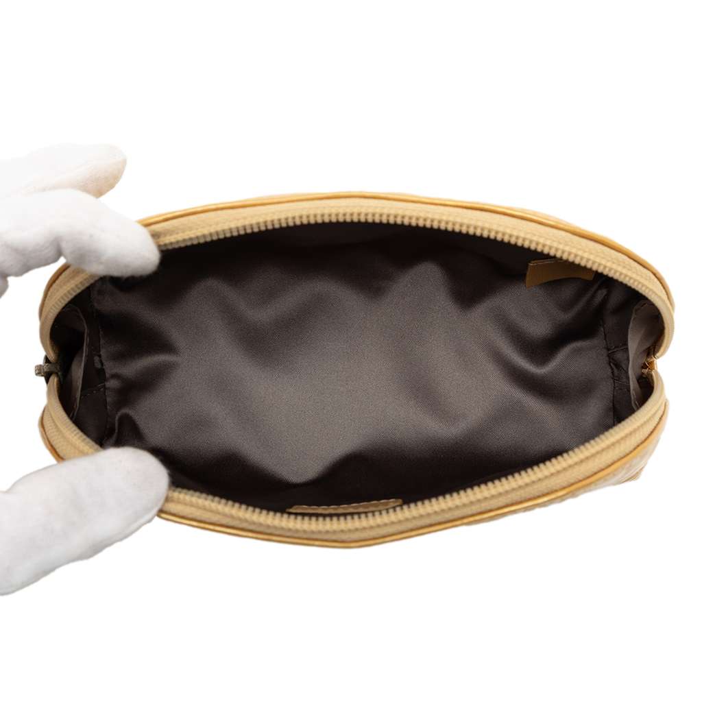 Chanel Quilted Patent Precious Symbols Pouch - 4