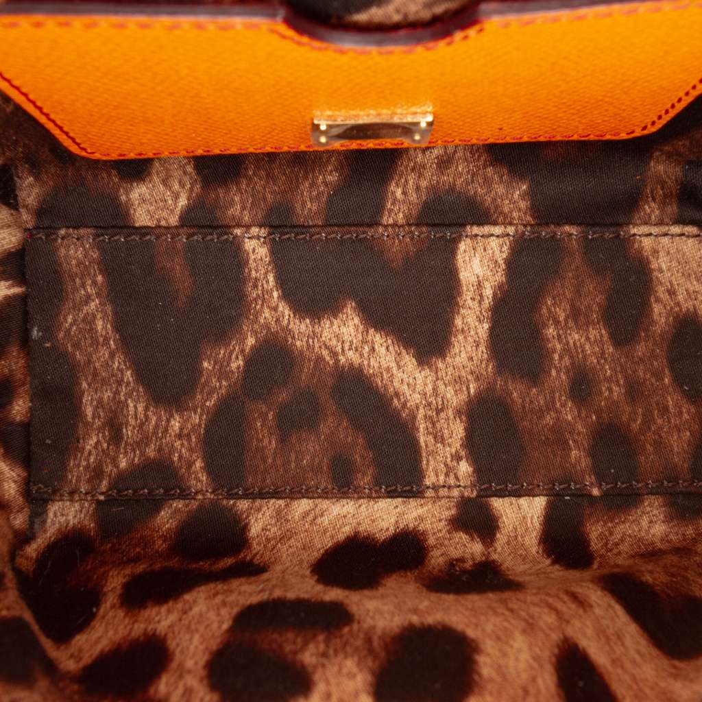 Dolce & Gabbana Mini Grained Calfskin Sicily Satchel - 4