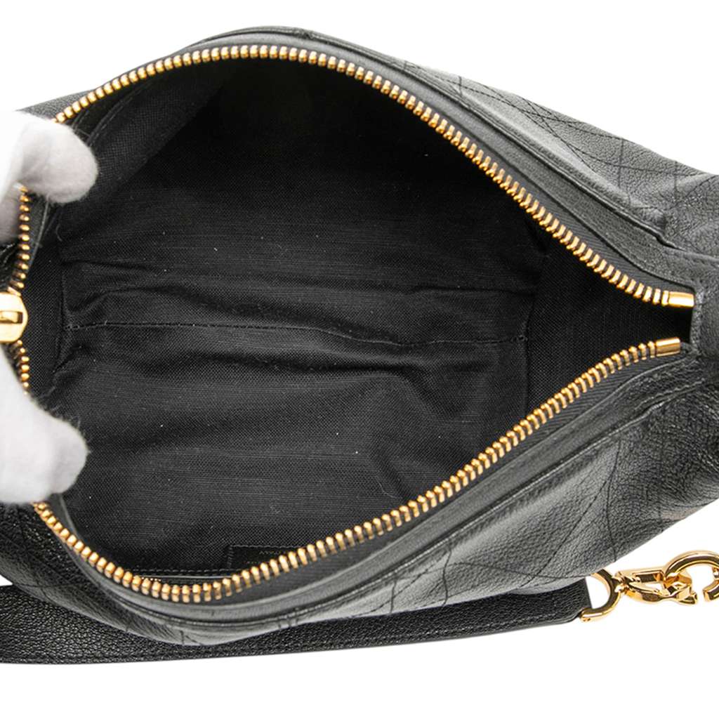 Dior Small Crinkled Calfskin Macrocannage D Journey Bag - 4
