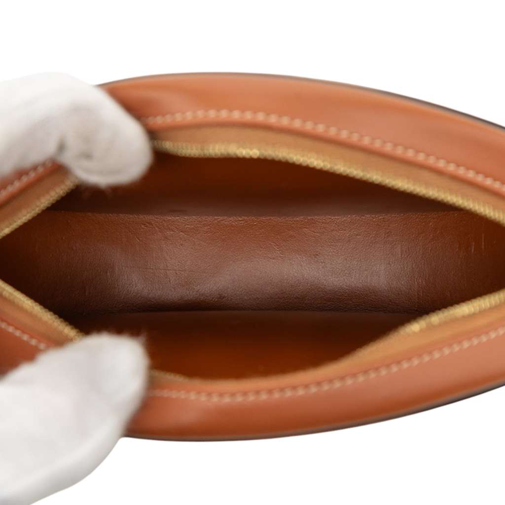 Celine Small Calfskin Cuir Triomphe Oval Crossbody - 4