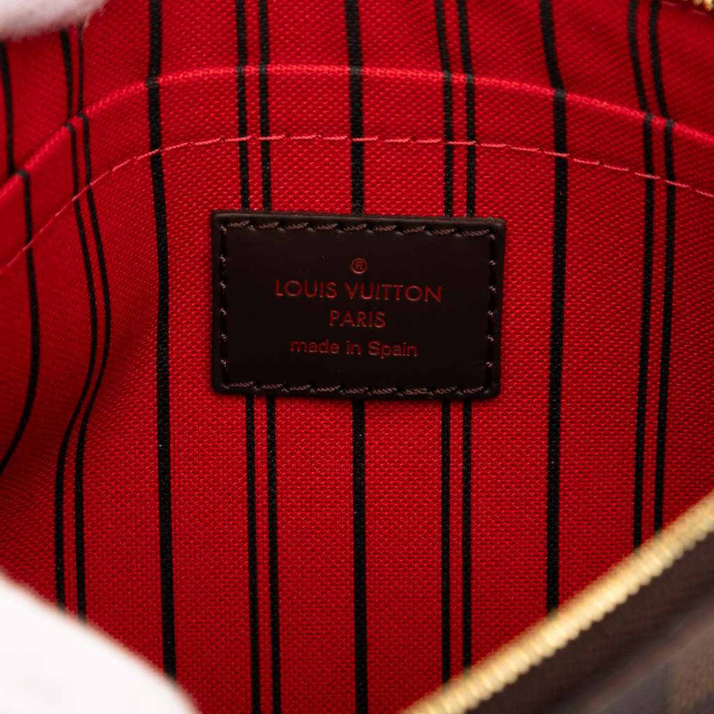 Louis Vuitton Damier Ebene Neverfull Pouch MM - 5