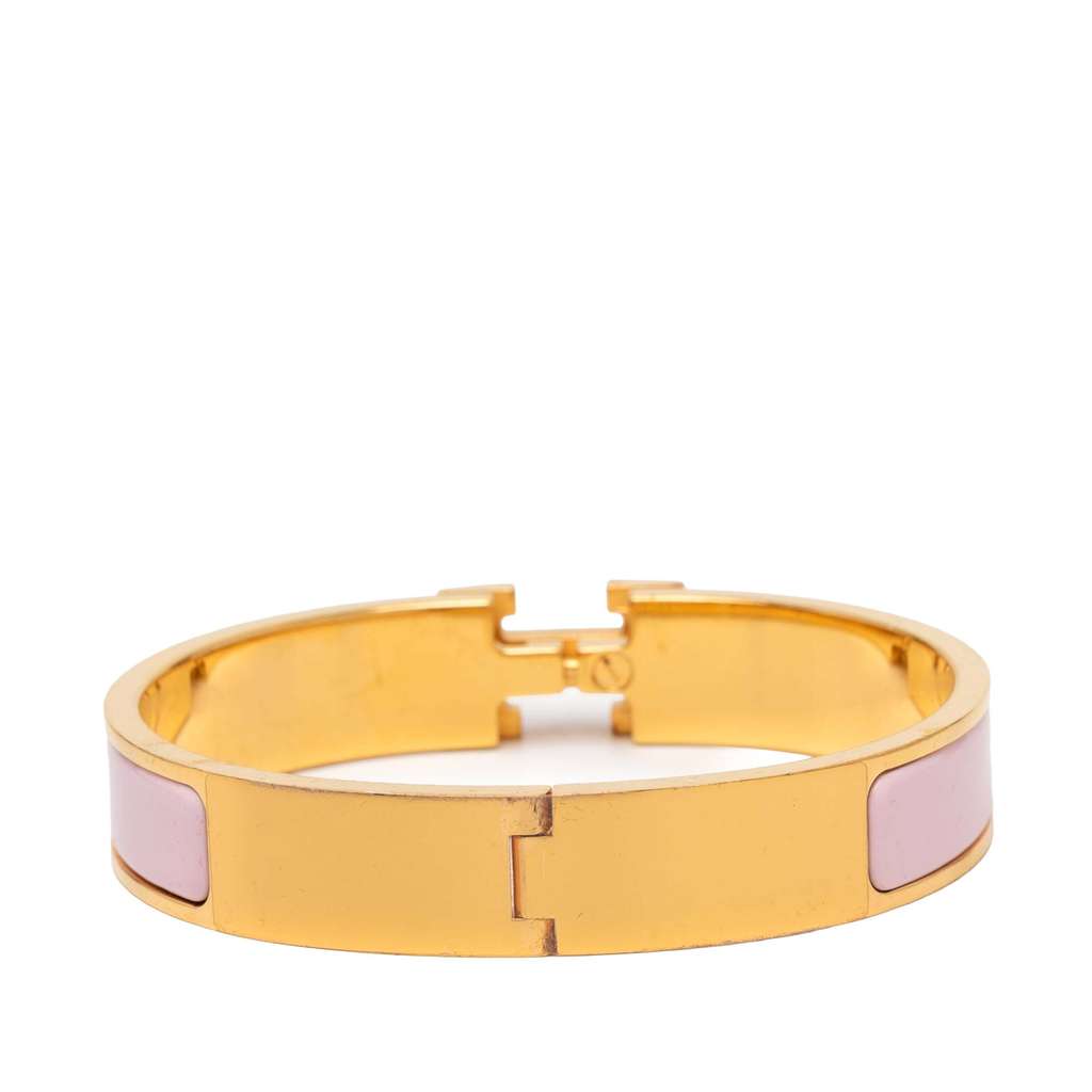 Hermès Narrow Enamel Clic H Bracelet PM - 3