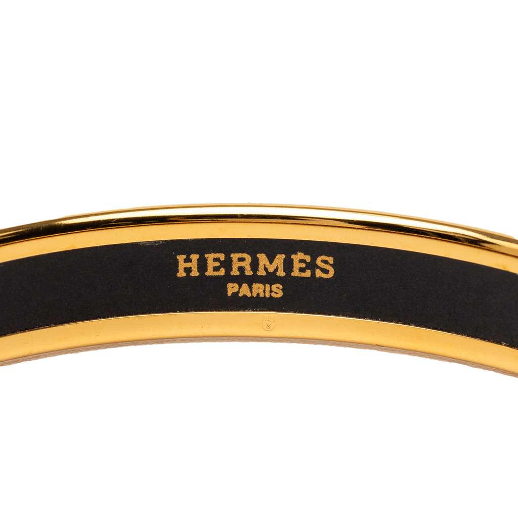 Hermès Narrow Dream Catcher Enamel Bangle 62 - 4