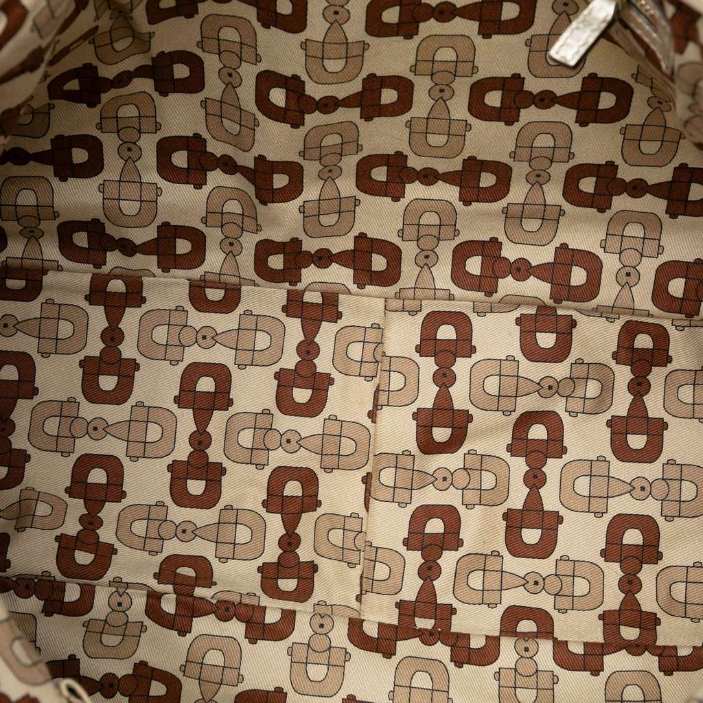 Gucci Large Metallic Guccissima Positano Scarf Tote - 4