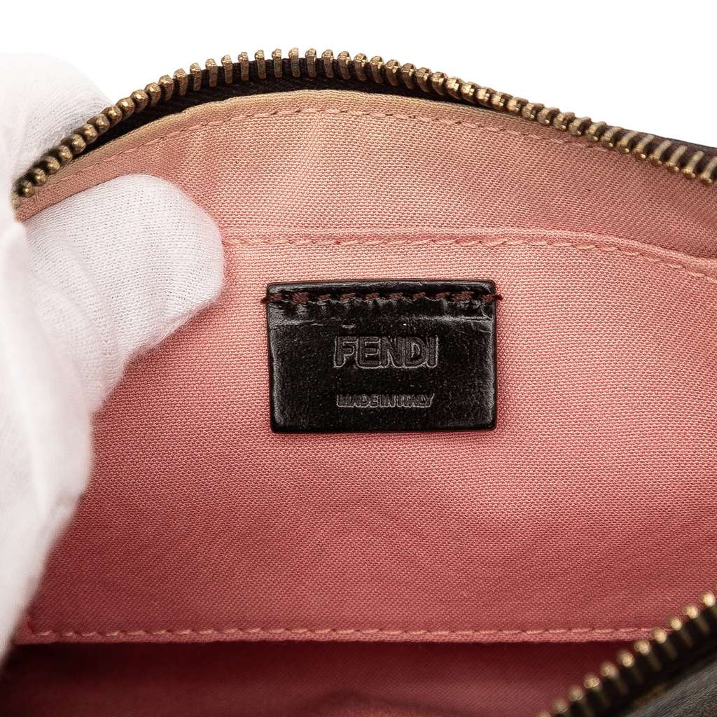 Fendi Zucca Spalmati Chain Pochette - 5