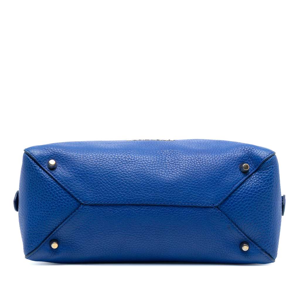 Burberry Small Grained Calfskin Greenwood Satchel - 3