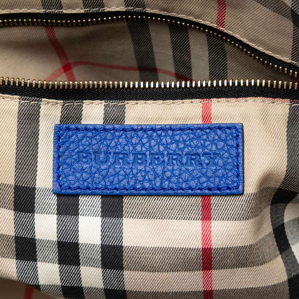 Burberry Small Grained Calfskin Greenwood Satchel - 5