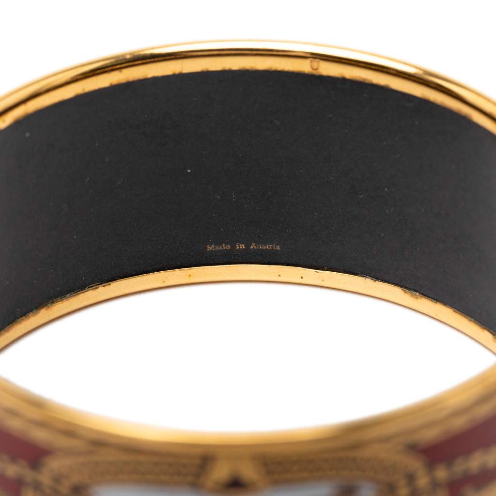 Hermès Extra Wide Enamel Grand Apparat Bracelet 70 - 5