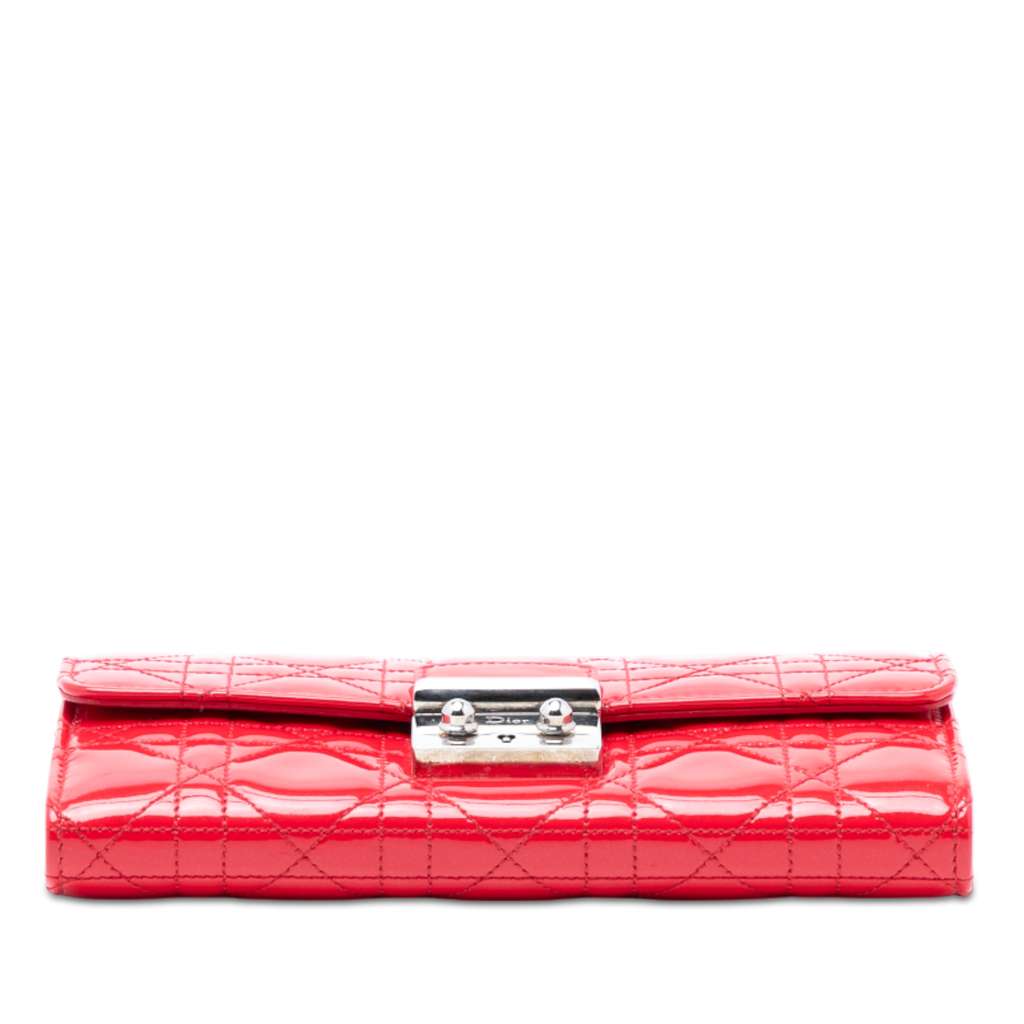 Dior Patent Cannage Miss Dior Wallet on Chain - 3