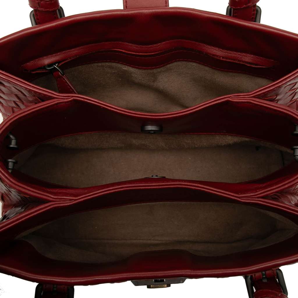 Bottega Veneta Mini Nappa Intrecciato Roma Satchel - 4