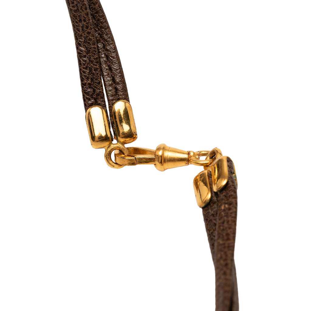 Hermès Leather and Enamel Grand Apparat Pendant Necklace - 3