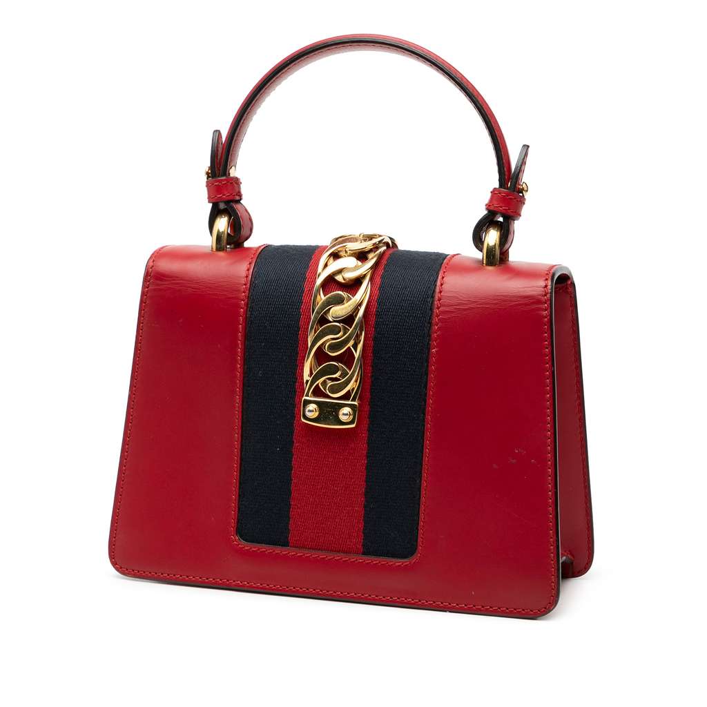 Gucci Mini Calfskin Sylvie Satchel - 2