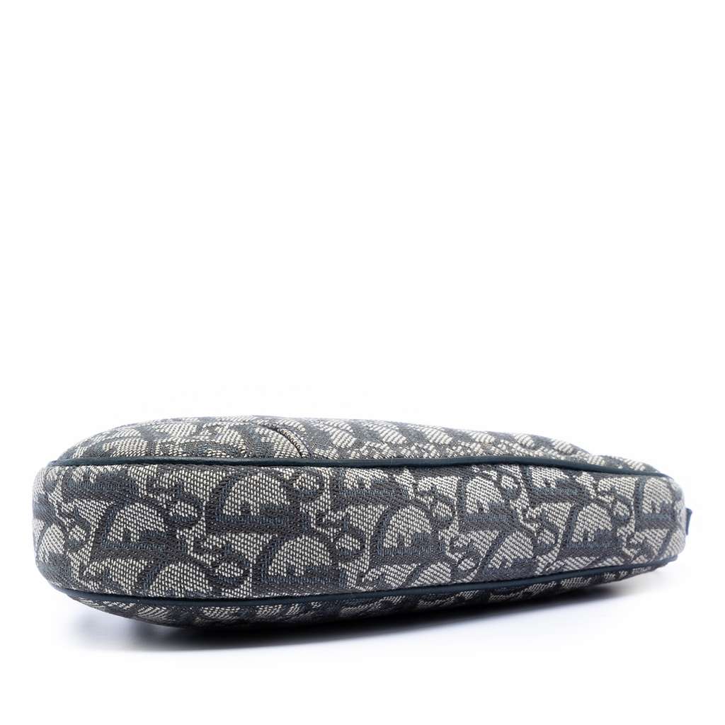Dior Mini Diorissimo Canvas Saddle Pochette - 3