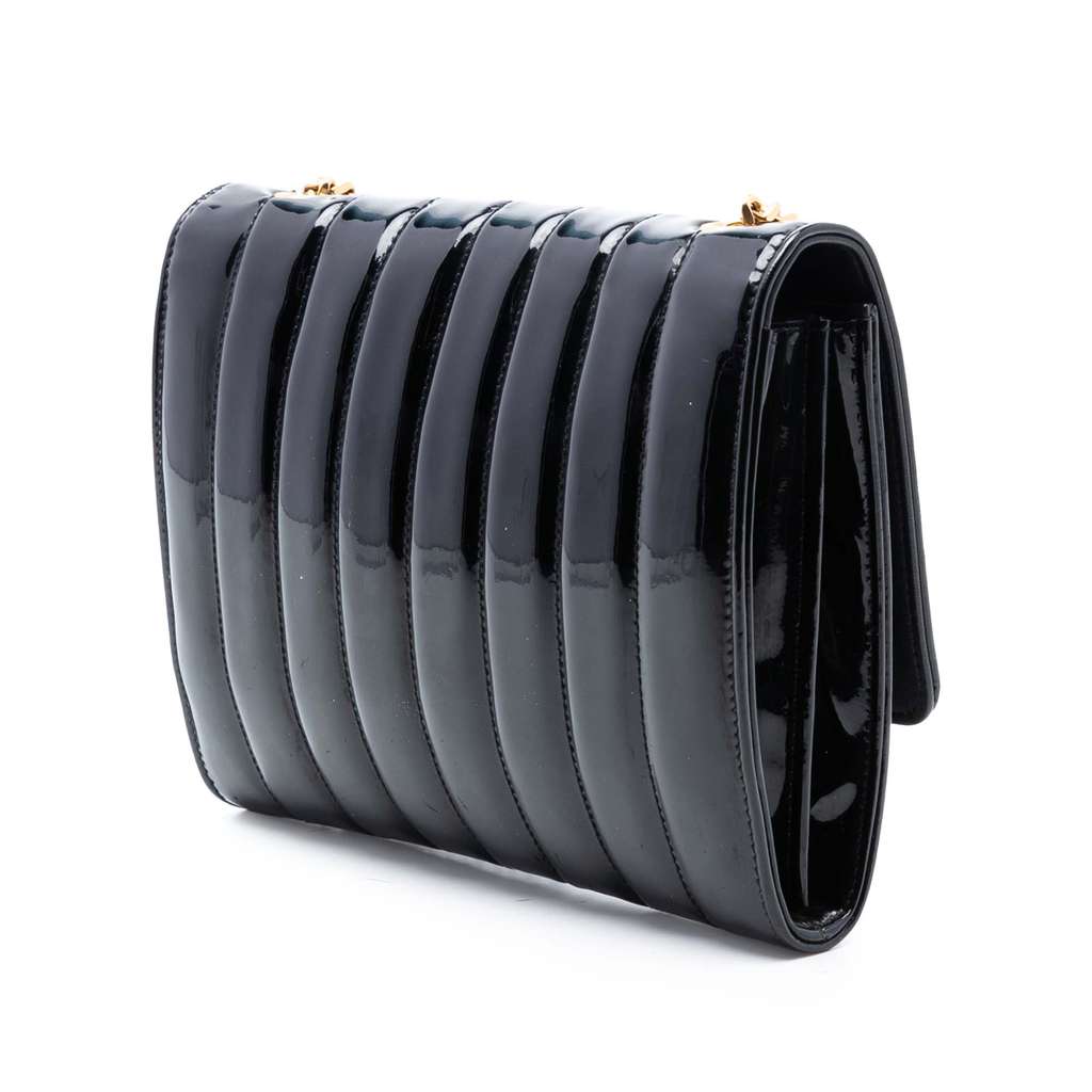 Saint Laurent Medium Patent Vicky Crossbody - 2