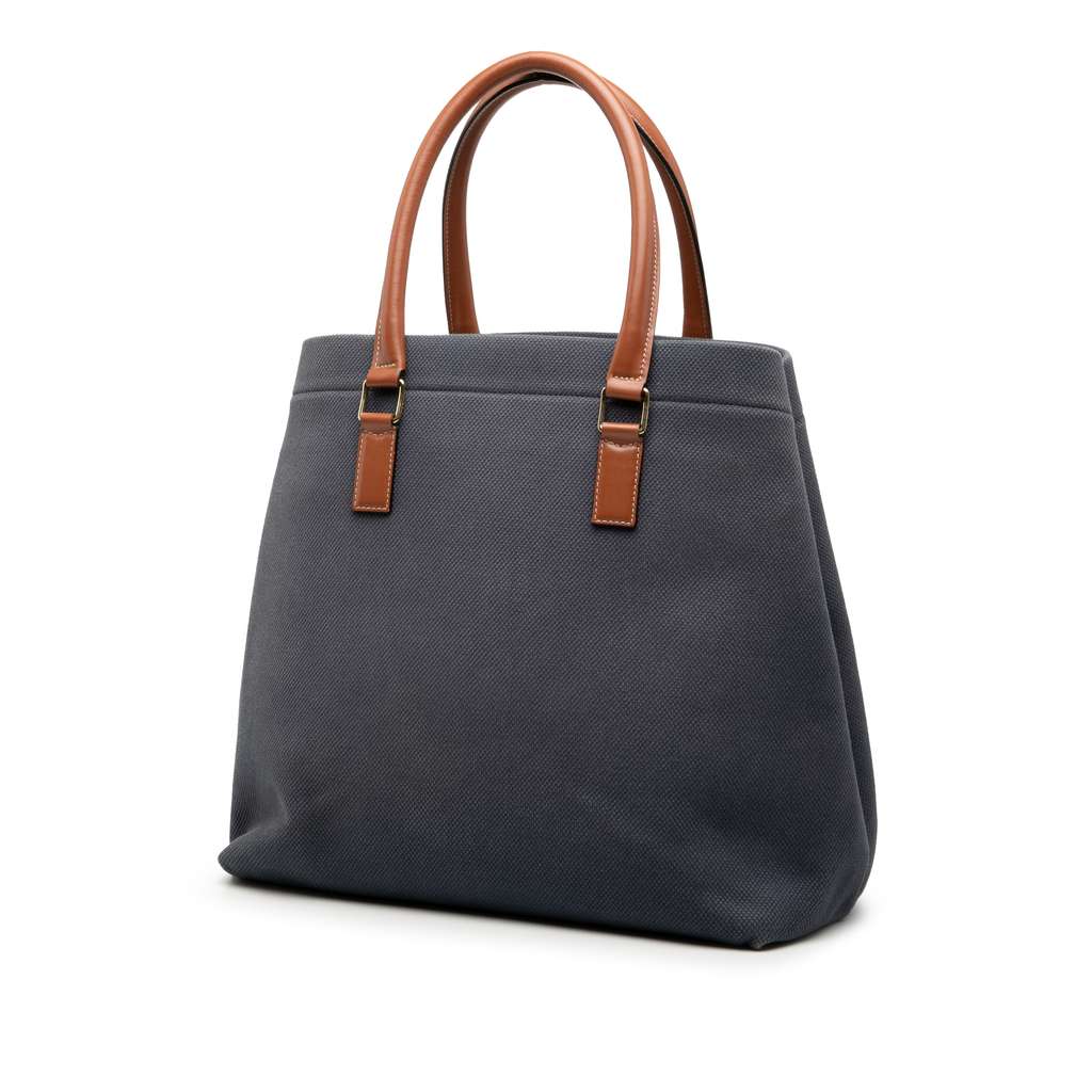 Celine Small Canvas Logo Print Horizontal Cabas Tote - 2