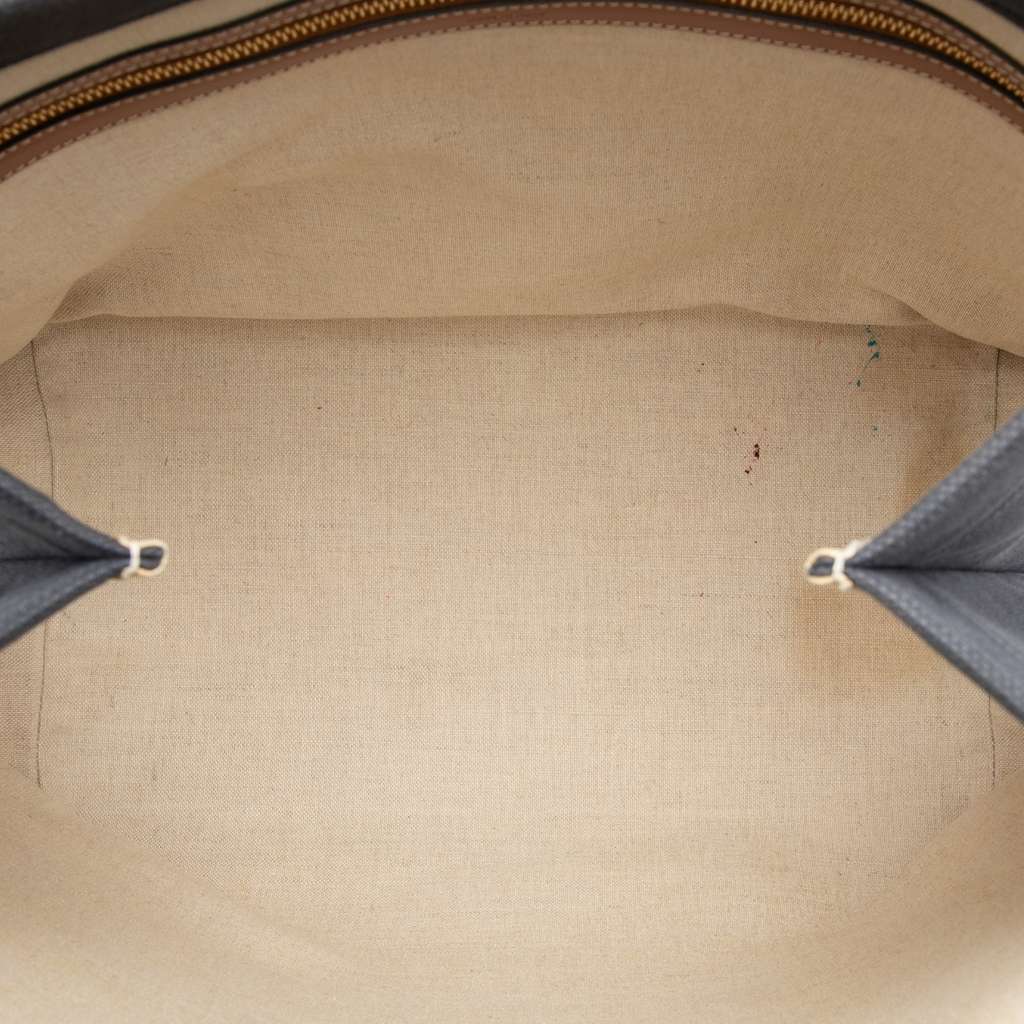 Celine Small Canvas Logo Print Horizontal Cabas Tote - 4