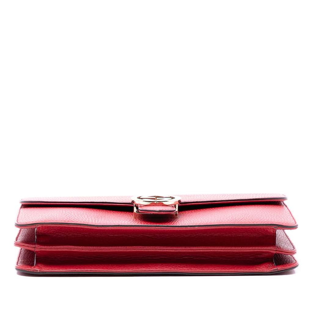 Gucci Medium Dollar Calfskin Interlocking G Crossbody - 3