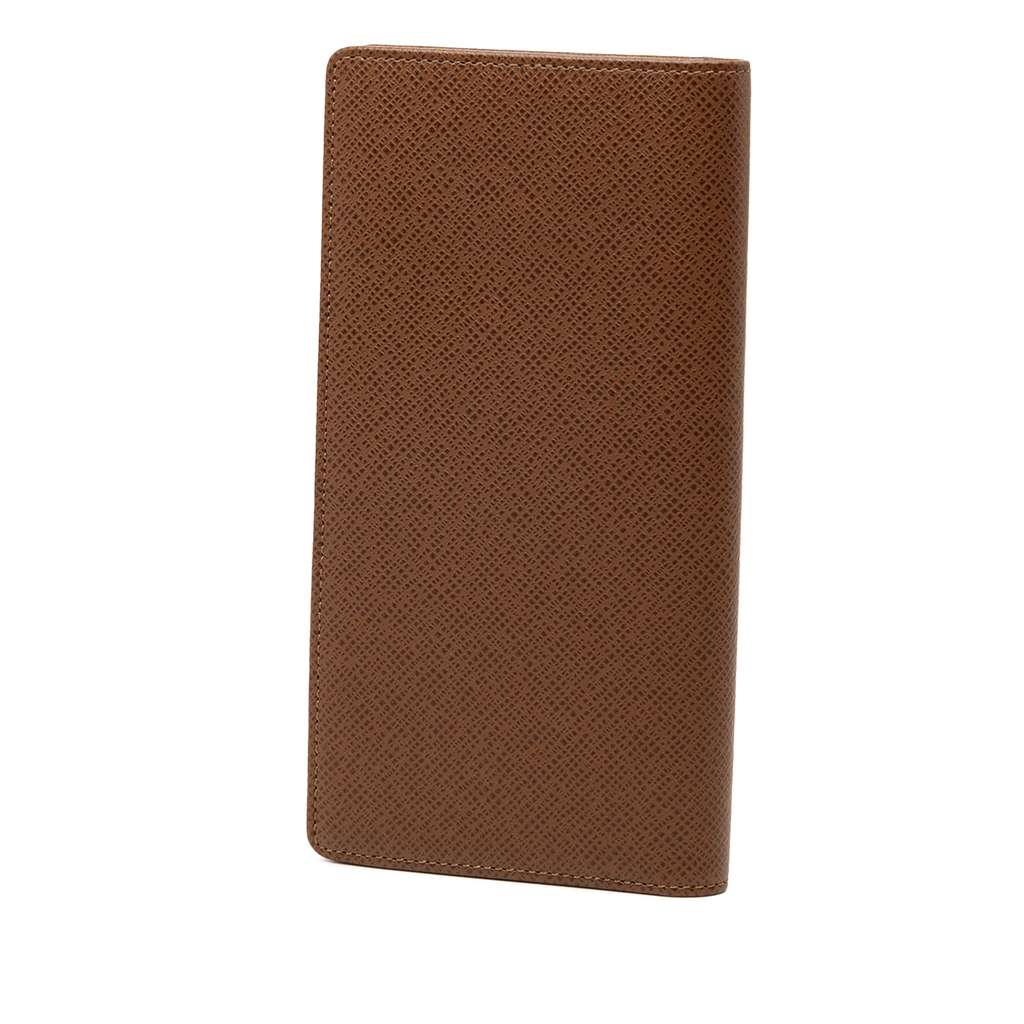 Louis Vuitton Taiga Portefeuille Brazza Bifold Long Wallet - 2